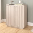 thumbnail image 2 of Evelyn&Zoe Modern/Contemporary 28" Wide Alder White Accent Cabinet, 2 of 7