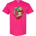 thumbnail image 3 of Inktastic Patchwork Strawberry Design T-Shirt, 3 of 5