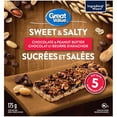 thumbnail image 1 of Great Value Sweet & Salty Chocolate & Peanut Butter Chewy Nut Bars, 1 of 4