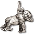 thumbnail image 1 of Sterling Silver 24" 1mm 3D Blackback SilverBack Gorilla Great Ape Pendant Necklace, 1 of 2