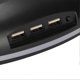 thumbnail image 5 of LED Vertical Stand Stylish Plug and Play Console Docking Station with 3 USB2.0 Ports Colorful Light for PS5 Consoles Black, 5 of 5