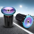 ShYlai WEST BIKING Handlebar End Plugs Alunimum Alloy Bicycle Grips Caps Covers Lightweight with