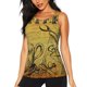 thumbnail image 1 of Fotbe Coffee Vintage Blusas Sin Mangas para Mujer – Estilo Casual, Corte Suelto, Slim-Fit, Cuello Redondo Deportivo, Tops de Verano para Gimnasio y Yoga-Large, 1 of 7