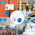 thumbnail image 4 of VONKY 2pcs Maximum Security Reliable Combination Lock Padlocks Easy To Portable, 4 of 6