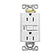 thumbnail image 2 of Cooper Wiring 4636114 125V 15A Réceptacle Duplex AF-GF Émetteur, Blanc, 2 of 2