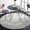 thumbnail image 2 of SAFAVIEH Fifth Avenue Deangelo Abstract Area Rug, Blue/Ivory, 8' x 8' Round, 2 of 11