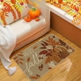 thumbnail image 4 of Oioii Welcome Fall Front Door Mat Outside Entrance 15.3x23.6in Autumn Halloween Thanksgiving Pumpkin Leaves Doormat Outdoor Entrance Home Decor, 4 of 6