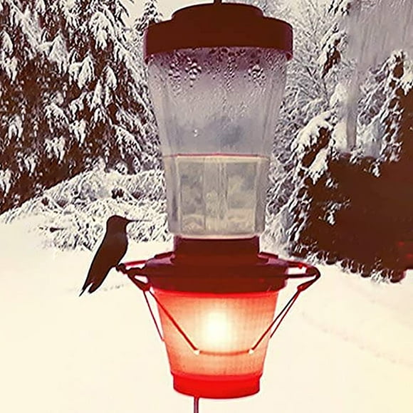 Hummingbird Feeder Heaters for Outdoors, Backyard Bird Feeder Heater, Attaches to Feeder Bottom for Outdoor Garden Yard, for Feed Hummingbirds in Freezing Weather (1 PCS)