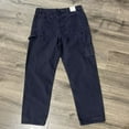 thumbnail image 4 of Cotton On Men's Loose Fit Corduroy Pants Navy 36, 4 of 7