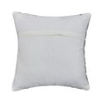 thumbnail image 3 of Bianca Black Geometric Woven Square Accent Throw Pillow, 18" x 18", 3 of 4