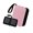 Pink, variant on Card Book Binders with Refillable Sleeves, Zipper Around Closure, Textured Cover, Wrist Strap, Album Case