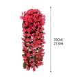 thumbnail image 4 of Outdoor Faux Plants Fake Flowers Simulated Rose Bouquets Simulated Flower Wall Hanging Baskets Decorative Landscaping Artificial Flowers Rattan Home Decor Flowers, 4 of 6