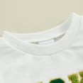 thumbnail image 5 of Bagilaanoe 2Pcs Toddler Baby Boy Holiday Clothes Letter Embroidery Long Sleeve Sweatshirt Tops + Sweatpants 3M 6M 12M 18M 24M 3T Kids Casual Sweatsuits Pants Set, 5 of 8