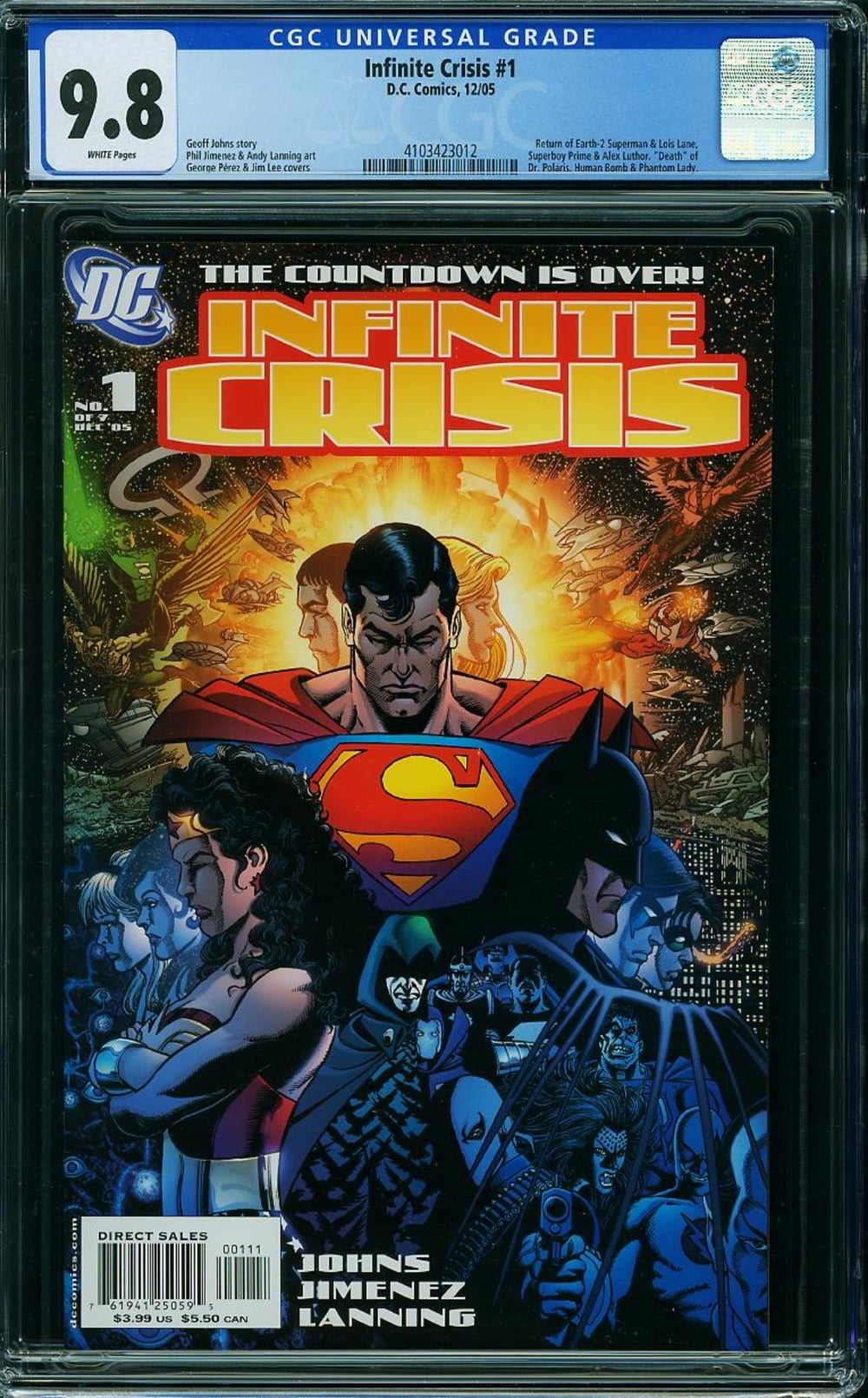 Cover of Infinite Crisis #1