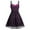 Purple, variant on Women's Skull Print Goth Dress 2025 Halloween Camisole Punk Dress Lace Spaghetti Strap Steampunk Dress Goth Clothes