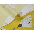 thumbnail image 5 of oneOone Velvet Yellow Fabric Artistic Floral Sewing Craft Projects Fabric Prints By Yard 58 Inch Wide, 5 of 5