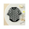 thumbnail image 5 of Bagilaanoe Newborn Baby Girl Boy Rompers Sweater Checkerboard Print Long Sleeve Knitted Bodysuit 3M 6M 12M 18M 24M Infant Fall Winter One Piece Jumpsuit, 5 of 9