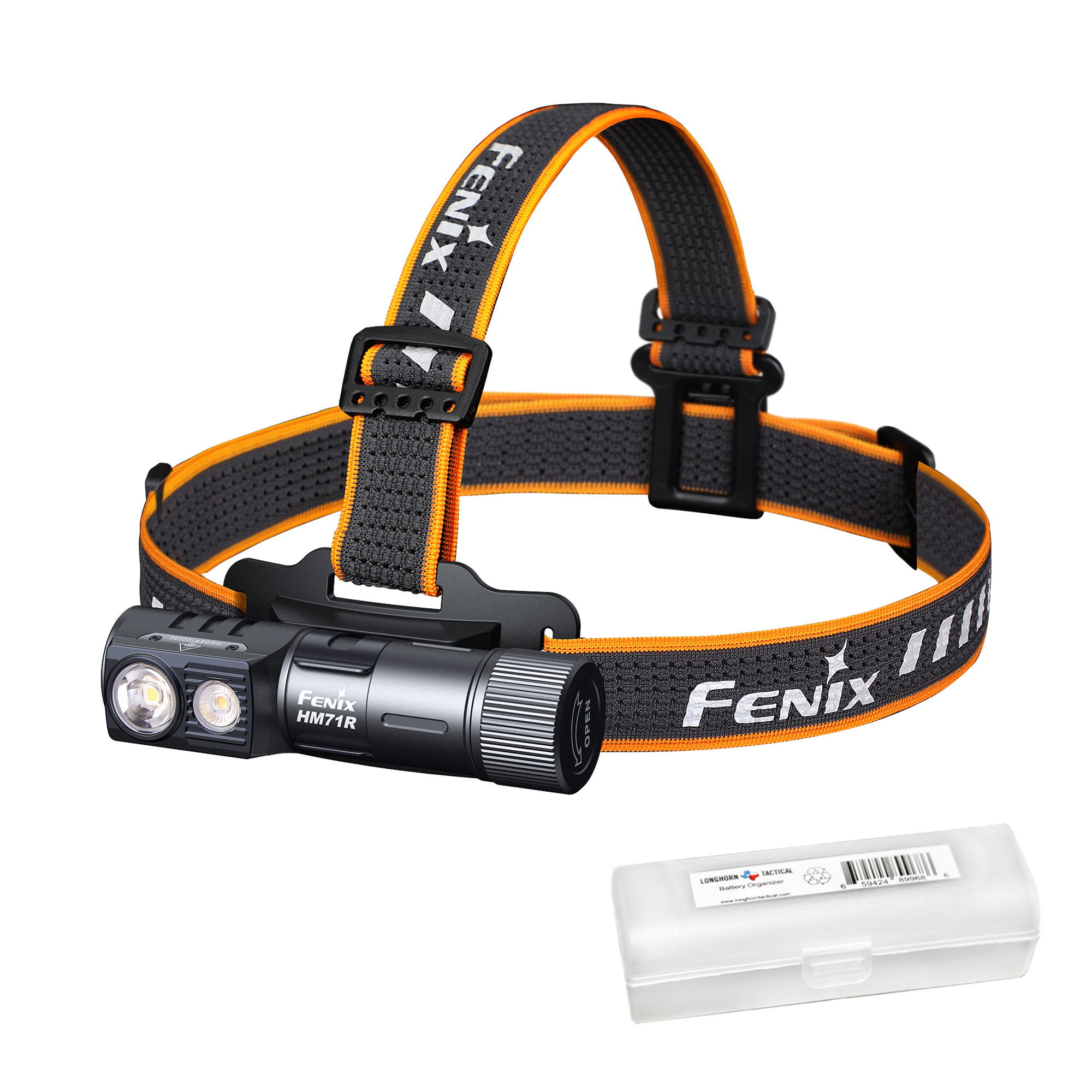 Fenix HM71R 2700 Lumen USB-C Rechargeable Headlamp Longhorn Tactical  Organizer