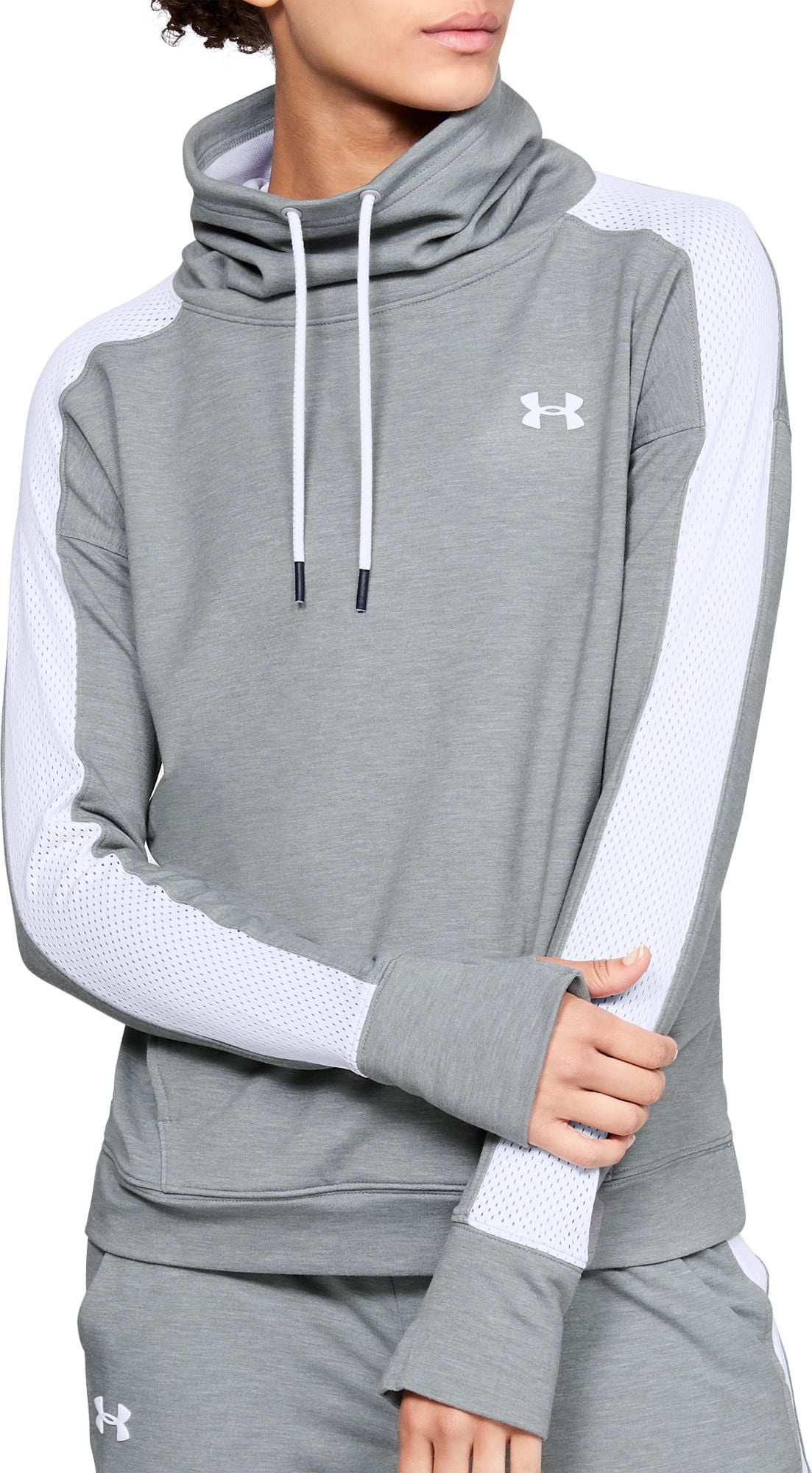 ua featherweight fleece funnel neck