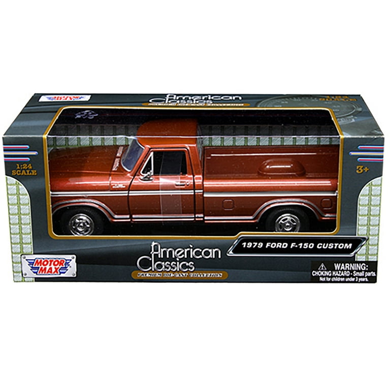 最愛 Brown F-150 Ford 1979 Motormax Pickup Diecast 1/24 Truck ミニカー