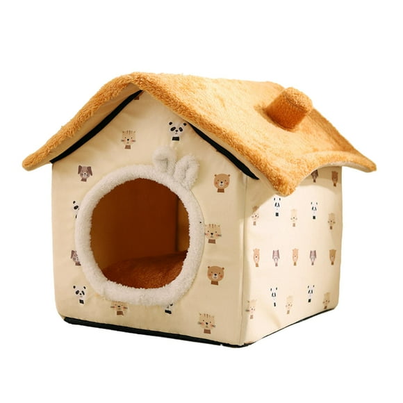 Camas para gatos de interior Yuyangstore Casa Lavable y Acogedora 32 cm x 31 cm x 32 cm