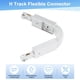 thumbnail image 2 of Conector Flexible de Riel H Uxcell, Circuito Simple Tipo H 3-Cable-1 Riel 110-220V para Sistema de Iluminación de Riel [Blanco], 2 of 6