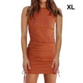 thumbnail image 4 of Minnieouse Faldas casuales Vestido estético Traje de verano Artesanía Accesorios de dama Ropa de mujer al aire libre de larga duración Vestidos Naranja SG, 4 of 6