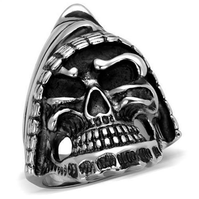 Alamode TK2056-8 Bague en Acier Inoxydable Poli Sans Pierre - Taille 8