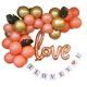 thumbnail image 2 of Balloons Banners Decoraciones Rose Extra Large de para cumpleaños Despedida era Compromiso Boda Despedida Macarena Globo de fiesta de cumpleaños de boda, 2 of 8