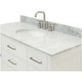 thumbnail image 3 of Ariel H049SCW2OVOWHT Bristol 49" Free Standing Single Oval Basin Vanity Set - White, 3 of 7