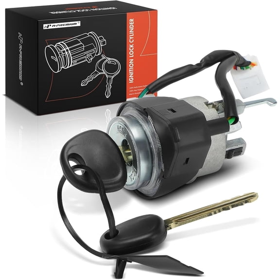 A-Premium Ignition Lock Cylinder with 2 keys Compatible with Kia Vehicles - Forte 2010 2011 2012 2013