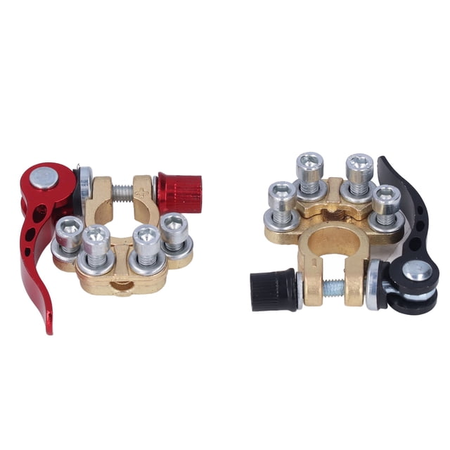 Battery Terminal Connector, Positive Negative Car Quick Release Terminal Clamp Adjust Disconnect For RV For Auto