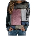 thumbnail image 2 of Puntoco Blusa de manga larga con cuello redondo para mujer Puntoco Puntoco-1, 2 of 4