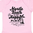 thumbnail image 4 of Inktastic Myrtle Beach is My Happy Place with Palm Trees Boys or Girls Baby Bodysuit, 4 of 5