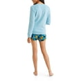thumbnail image 2 of Ensemble de Pyjama pour Femmes Haut à Manches Longues et Short en Peluche, 2 of 2