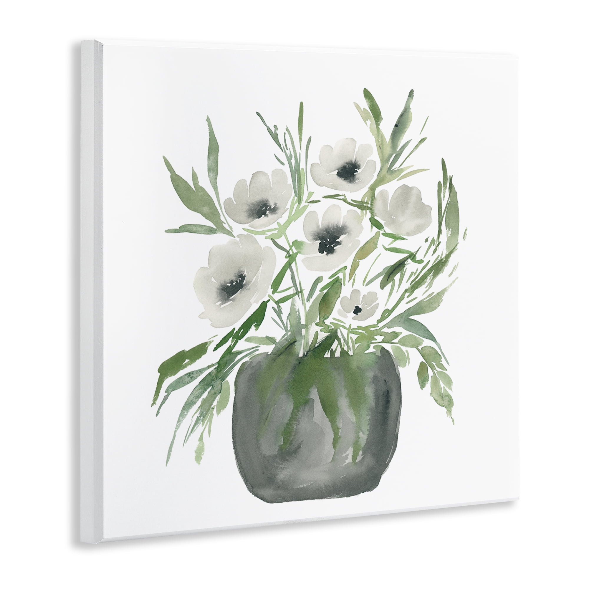 Stupell Industries Soft White Anemones Wall Plaque Art, design by Lucille Price