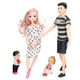 thumbnail image 4 of Juego de Muñecas Familiares Jadeshay Muñeca de Papá y Mamá Embarazada, 4 of 14