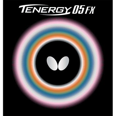 Butterfly Tenergy 05 FX Table Tennis Rubber, 2.1 mm, Red