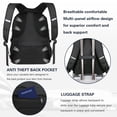 thumbnail image 5 of Matein Laptop Backpack for Men, 45L Water Resistant Travel Backpacks Fits for 17 inch Notebook, Black, 5 of 7