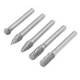 thumbnail image 1 of Brocas de rebaba lima de molienda de 5 piezas para carpintería con vástago de 1/4 de pulgada para acero para madera ANGGREK Otros, 1 of 8
