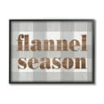 thumbnail image 2 of Stupell Industries Flannel Season Text Grain Pattern Grey Checkered Plaid, 20 x 16,Design by Daphne Polselli, 2 of 5