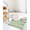 thumbnail image 4 of Green Ombre Kitchen Dish Towels for Drying Dishes Set of 2, Modern Gradient Abstract Art Waffle Weave Microfiber Hand Tea Bathroom Towels Quick Dry & Absorbent Towel 12x12, 4 of 7