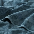 thumbnail image 3 of Superior Derry Solid Egyptian Cotton 4-Piece Bath Towel Set, Sapphire, 3 of 13