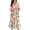 #A19-Vermilion, variant on Abcomgle Summer Dress for Girls 14-16 Casual A-Line 3/4 Sleeve Girls Long Dresses Vintage Floral Print Crew Neck Sundresses Tiered Dresses with Pockets,13-14 Years Beige