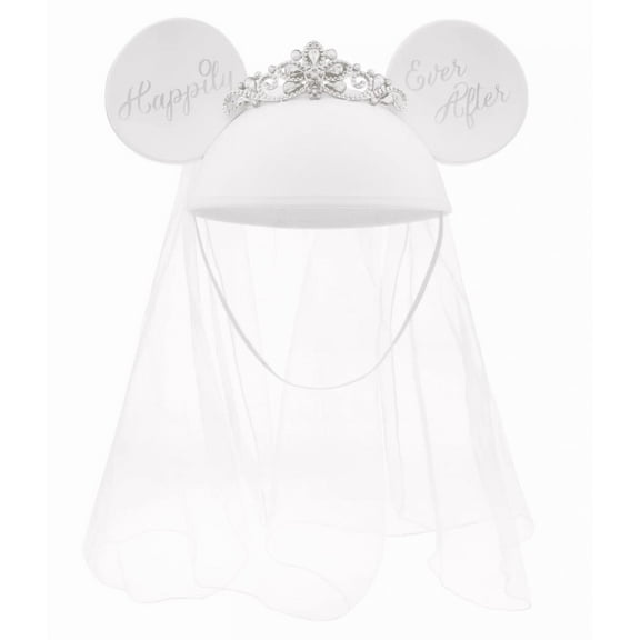 Disney Minnie Mouse Bride Ear Hat New With Tag