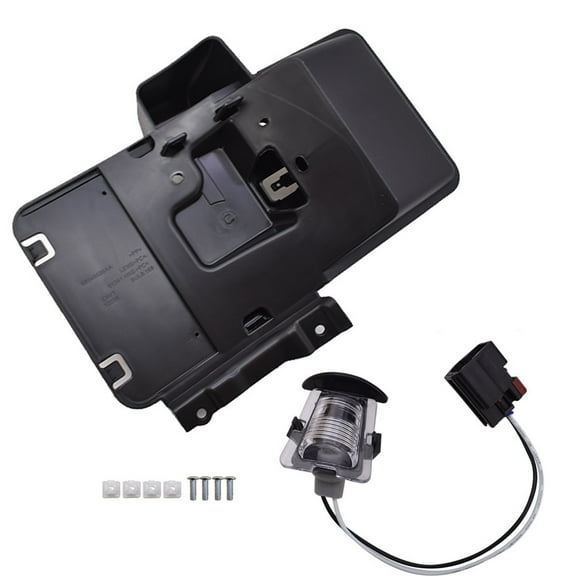 Genrics Rear License Plate Tag Bracket &Light For Jeep Wrangler Jk 2007 To 2017 2018