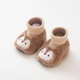 thumbnail image 2 of Puntoco Baby Socks Slipper Halloween Pumpkin Booties Non-Skid Grip Socks Newborn Soft Cute Cotton Bear Fleece Slippers Kids Shoes Clearance, 2 of 4