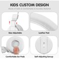 thumbnail image 5 of ONTA Kids Headphones for Boys Girls - Child Student Headset Wired plug Toddler Earphones School Teen on Ear for Computer | Laptop | Plane Travel | Game, white, 5 of 9