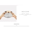 thumbnail image 3 of POEDAGAR Montre de Mode Décontractée pour Femmes Blanche de Luxe à Quartz en Acier Inoxydable, Étanche, avec Date Complète, 3 of 5