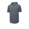 thumbnail image 3 of Sport-Tek Tri-Blend Wicking Short Sleeve Hoodie. ST404, 3 of 4